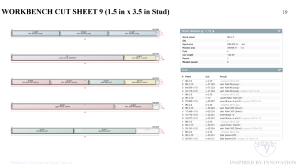 WORKBENCH WITH BUILT IN PLANER (IMPERIAL) - Image 3