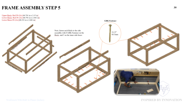 WORKBENCH WITH BUILT IN PLANER (IMPERIAL) - Image 5