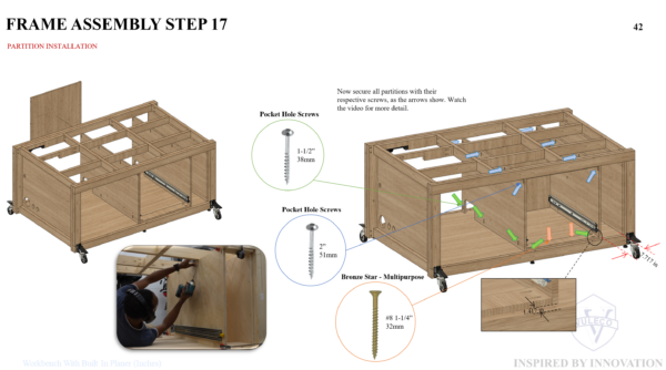 WORKBENCH WITH BUILT IN PLANER (IMPERIAL) - Image 7